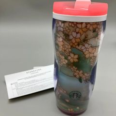4 F-034-36 未使用 スターバックス さくら 2011年 タンブラー 350ml 桜柄 タンブラー