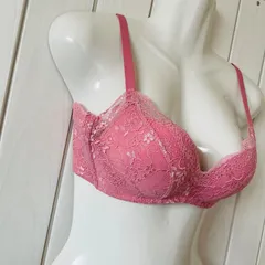 TSS-30　千趣会　総レース　トライアングル　ブラジャー　ノンワイヤー　下着　ブラ　インナー　A75　キュート　エレガント