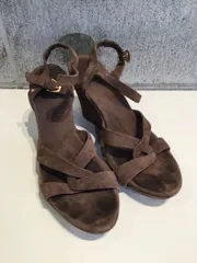 260313 UGG アグ Australia オーストラリア ARIANNA アリアナ サンダル スウェード ブラウン レディース 靴のサムネイル