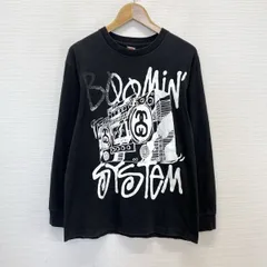 STUSSY ステューシー 00s グラフィック 長袖Tシャツ ロンT カットソー プリント M 10133386