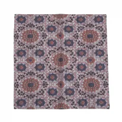 ワイズY's 刺繍プリントハンカチ 52×52 紫のサムネイル