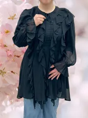 シフォンフリルチュニック