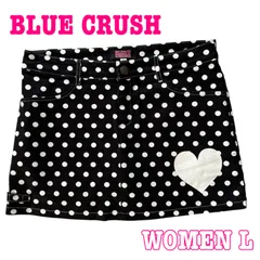 BLUE CRUSH ブルークラッシュ インナー付 水玉模様 ストレッチ ゴルフスカート Lのサムネイル