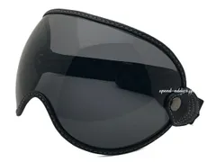 GOGGLE SHIELD SMOKE/ゴーグルシールド スモーク 眼鏡対応 bell ベル 500tx moto3 モト3 buco tt&co オーシャンビートル lac mtx ビンテージヘルメットのサムネイル