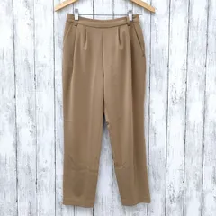 【 NOLLEY'S 】ツータックストレッチテーパードパンツ キャメル