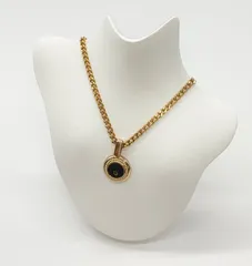 Dior ロゴ ラウンド サークル トップ ペンダント  Christian Dior  ディオール ネックレス