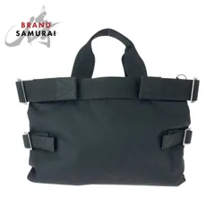 美品 BOTTEGAVENETA ボッテガヴェネタ ブラック 黒 シルバー金具 ナイロン P02003797D トートバッグ ビジネスバッグ メンズ 601137【中古】