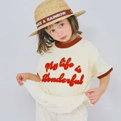 【新作】フェルトリンガーT p.premier アイボリー 子供服 半袖Tシャツ P207086