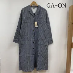 古着 MALAIKA GA-ON ストライプ ロング コート ボタン エスニック タグ付き レディース 表記無し ISItems【USED】【古着】【中古】50127958