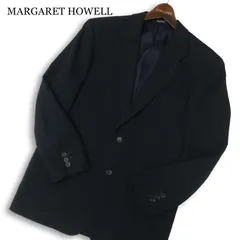 MARGARET HOWELL マーガレットハウエル 通年 総裏★ テーラード ジャケット 日本製 Sz.S メンズ ネイビーのサムネイル