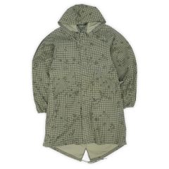 米軍実物 US.ARMY 80s 80年代 フィッシュテールパーカー モッズコート 迷彩 カモフラージュ 官給 放出 軍物 アメリカ軍 ミリタリー USA ヴィンテージ 古着 メンズ コート ジャケット ナイトカモ柄 XS【中古】