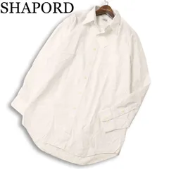 【新品 未使用】 SHAPORD シャポード 通年 形態安定★ 長袖 ストライプ シャツ ワイシャツ Sz.42-84 メンズ ビジカジ 大きい