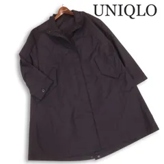 24SS★ UNIQLO ユニクロ 通年 撥水★ コットン&ポリ モッズ コート Sz.S レディース 黒