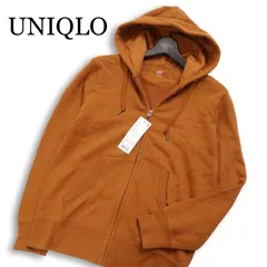 未使用★ UNIQLO ユニクロ 通年 フーディー スウェット フルジップ パーカー Sz.S メンズ