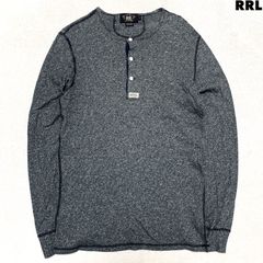 キムタク着用 RRL ワッフルニット コットン ヘンリーTシャツ - メルカリ