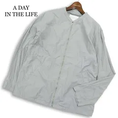 A DAY IN THE LIFE ユナイテッドアローズ 通年★ コットン ブルゾン ジャケット Sz.XL メンズ 大きいサイズ