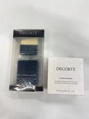 T3222 COSME DECORTE コスメデコルテ ルースパウダー 00 translucent 20g ・ファンデーションブラシ（ケース付）計2点セット