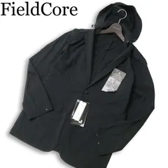 新品★ FieldCore フィールドコア ワークマン 通年 2WAY リバーシブル ワーク スーツ ジャケット Sz.LL メンズ 黒 大きい