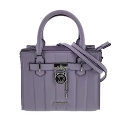 Michael Kors マイケルコース HAMILTON サッチェル スモール ハンドバッグ ショルダーバッグ 35R6SHMS1V2139 レディース パープル 中古