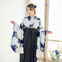 美品！ANDANTE 卒業式 袴セット ネイビー 古典ロマン 定価29160円