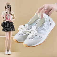 スニーカー レディース 厚底 スポーツ カジュアル ランニング アグシューズ 秋 新作 学生 M0317-PHUS-1