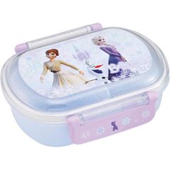 [신품 · 무료 배송] 디즈니 아나운서와 눈의 여왕 26 푹신 뚜껑 타이트 런치 박스 360ml 도시락 상자 QAF2BA