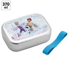 [신품 · 무료 배송] 디즈니 아나운서와 눈의 여왕 26 알루미늄 도시락 상자 [나카코 포함] [370ml] 점심 벨트 포함 ALB5NV