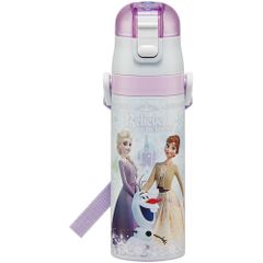 [신품·무료우송] 디즈니 아나운서와 눈의 여왕 26 수통 락 첨부 원 푸쉬 다이렉트 스테인리스 보틀 470ml SDC4