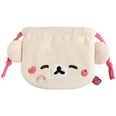 【新品・送料無料】リラックマ ぬいぐるみ巾着(コリラックマ・ゆるゆるぽかぽかシリーズ) CA86102
