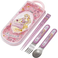 【新品・送料無料】 ディズニープリンセス 塔の上のラプンツェル 26 食洗機対応 スライド式トリオセット (箸 フォーク スプーン ケース お名前シール付属) TACC2【ゆうパケット(ポスト投函)でお届け】