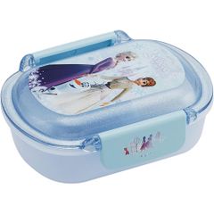 [신품 · 무료 배송] 디즈니 아나운서와 눈의 여왕 26 씻기 쉬운 어린이 점심 상자 360ml 도시락 상자 QTAF2BA