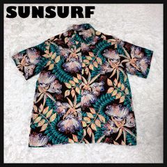 美品SUN SURFサンサーフ東洋エンタープライズ長袖アロハシャツ