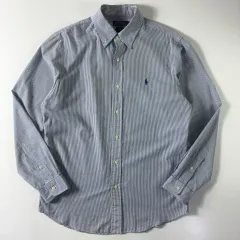 POLO ラルフローレン 新モデル 刺繍 コットン ストライプ シャツ