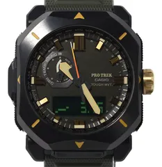 箱保付！美品！CASIO カシオ PRO TREK プロトレック Climber Line クライマーライン PRW-6900Y-3JF ソーラー電波時計 メンズ