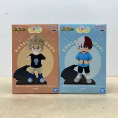 バンプレスト  僕のヒーローアカデミア ちあぴこ 爆豪勝己/轟焦凍 フィギュア 未開封品【M4349-003】