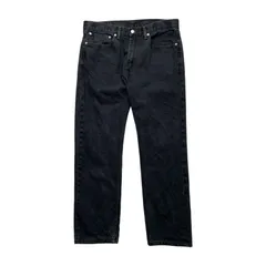 USA 古着 Levis リーバイス 505 ストレート ブラック ジーンズ ジーパン デニムパンツ W34 L30 ブラックデニム 黒色 CA0892
