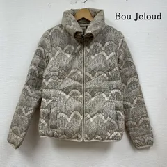 ブージュルード キルティング キルト ダウン ジャケット シアー レース柄 ジップアップ 総柄 レディース 38 ISItems【USED】【古着】【中古】50128730のサムネイル
