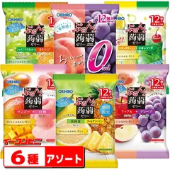 オリヒロ ぷるんと蒟蒻ゼリー(12個入) 6種各1袋 詰め合わせ （計72個分） 期間限定 全部で12種類の味が楽しめます！ ORIHIROのサムネイル
