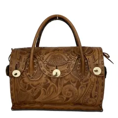 Carving Tribes(カービングトライブス) ハンドバッグ - ブラウン レザー