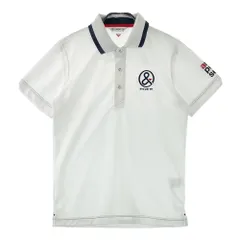 サイズ：M AND PER SE アンパスィ  半袖ポロシャツ  ホワイト系 [240101637143] ゴルフウェア メンズ ストスト