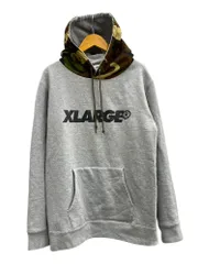 X-LARGE (エクストララージ) パーカー 迷彩 XL グレー メンズ/009