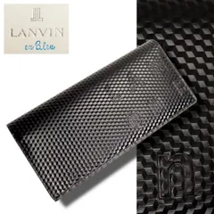 新品正規2万円 LANVIN en Bleu ランバン オン ブルー ディジョン 長財布 黒(BLK) 546605のサムネイル