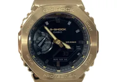 ジーショック G-SHOCK CASIO カシオ 耐衝撃構造 20気圧防水 アウトドア 腕時計 ウォッチ 5611 黒 金 GM-2100G メンズ腕時計ゴールド 104T-51のサムネイル