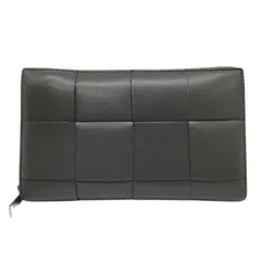 BOTTEGA　VENETA【ボッテガヴェネタ】カセットジップアラウンドウォレット　ラウンドファスナー長財布　レザー　グレー系　649607【中古品/USED-Ｂ】質屋　かんてい局那覇店　ｎ3101574927300038