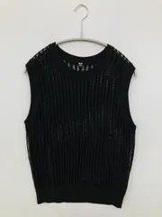 UNIQLO ユニクロ ベスト XL ブラック 無地