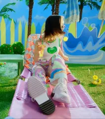 ZARA ザラ デニムパンツ EUR 36 その他 フルレングス その他総柄 スタンダード ストレート ハイウエスト