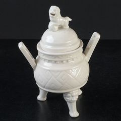 景泉作 白磁象耳香炉 共箱 茶道具 送料込み1005 - メルカリ