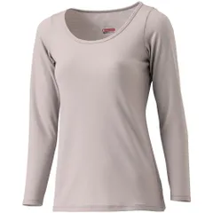 [ミズノ] 発熱素材インナー ブレスサーモアンダーウエア 薄手 for Daily ラウンドネック9分袖シャツ C2JAA811 レディース グレージュ L [グレージュ] [L]
