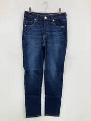 AMERICAN HOLIC アメリカンホリック デニムパンツ M ネイビー フルレングス 無地 スキニー・タイト レギュラー リジッド・ワンウォッシュ