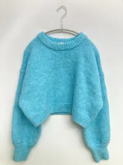 ZARA ザラ ニット/セーター S スカイブルー